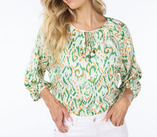 Esqualo Blouse Raglan Blouse - Pastel Ethnic