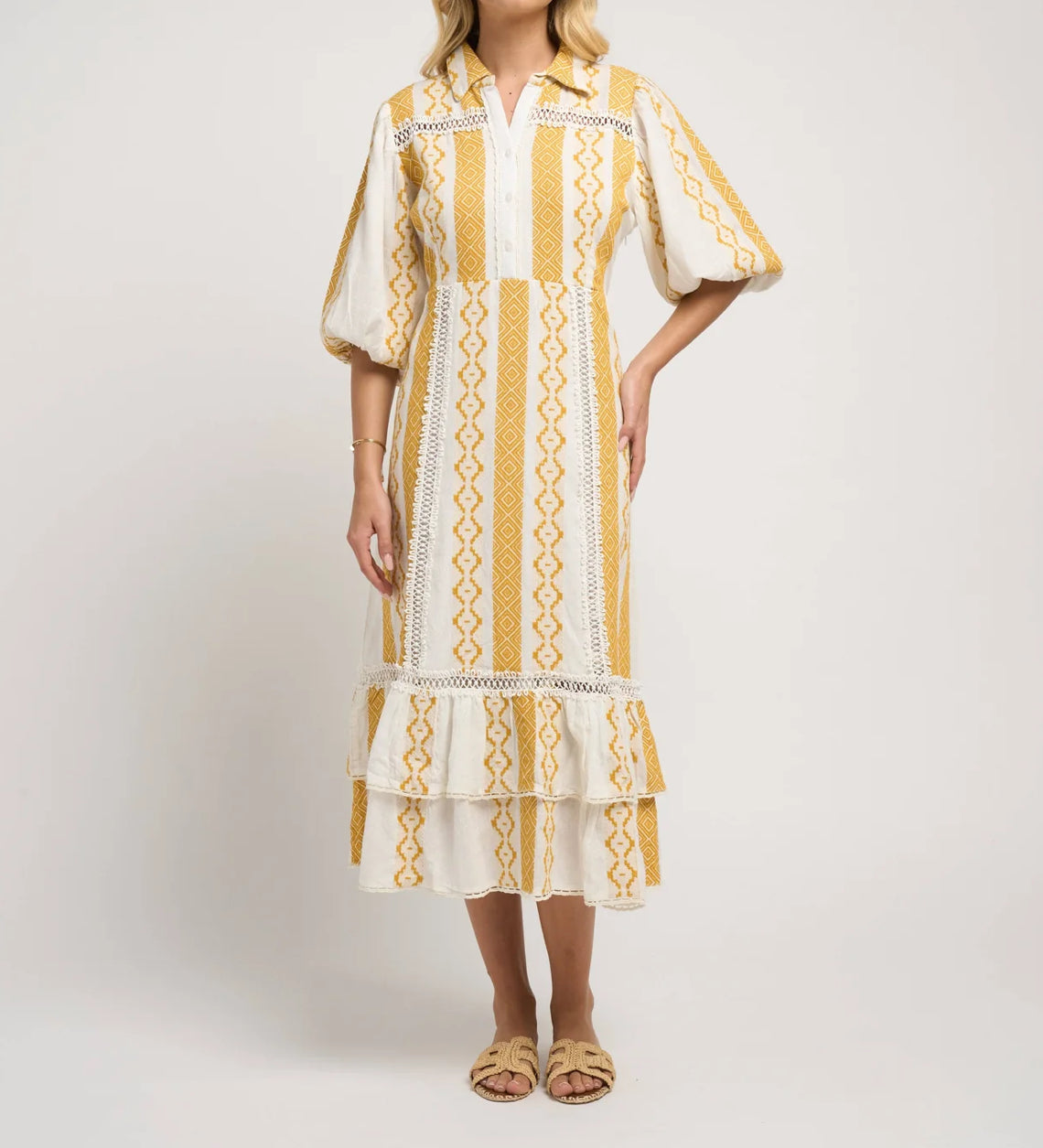 guadalupe Catalina II Dress - Yellow