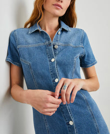 Rails Pasadena Dress - Cadet Blue