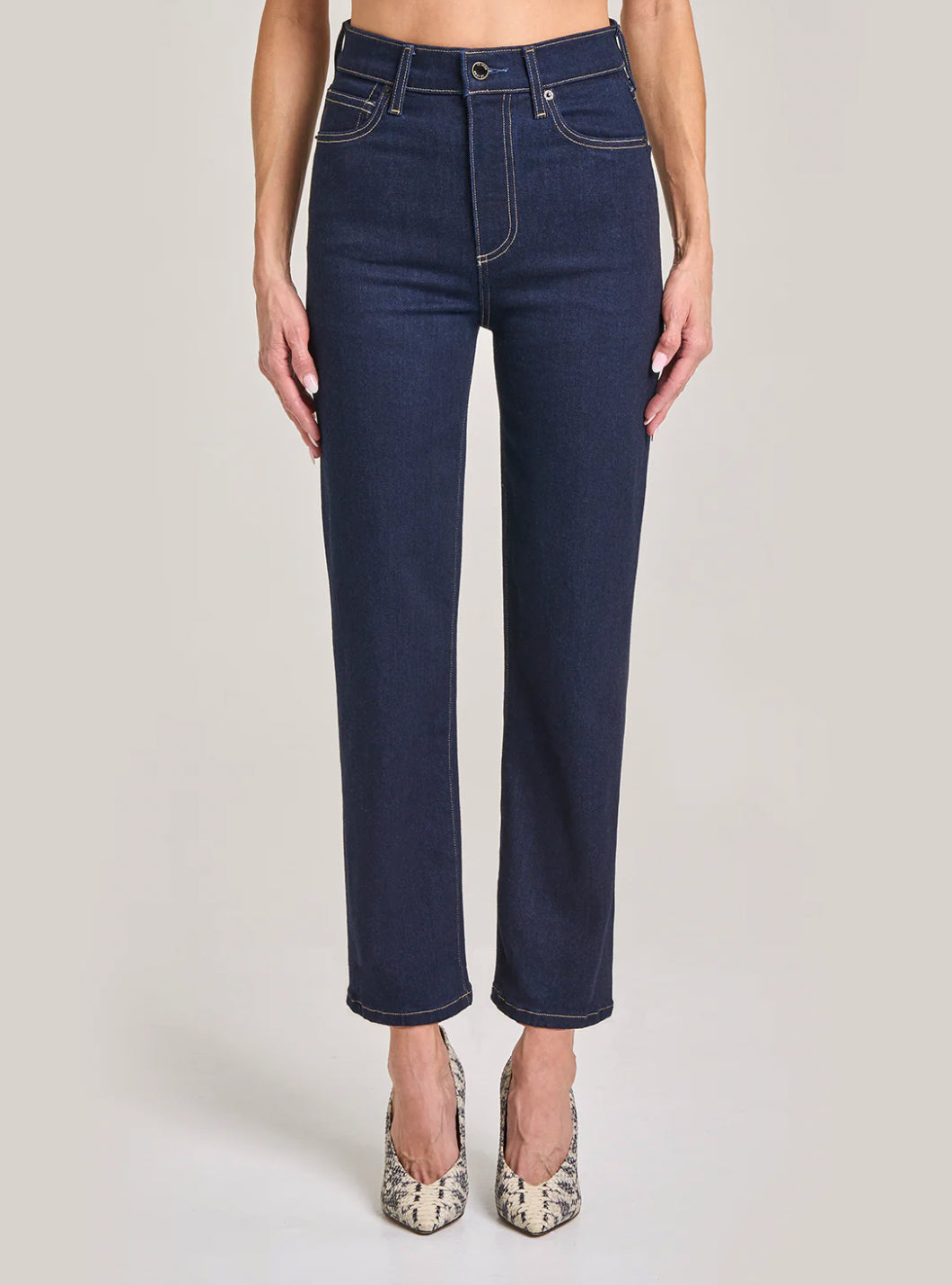 LE JEAN Sabine Straight Leg Jeans - Rinse