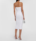 Rotate Birger Christensen Crystal Embellished Dress - White