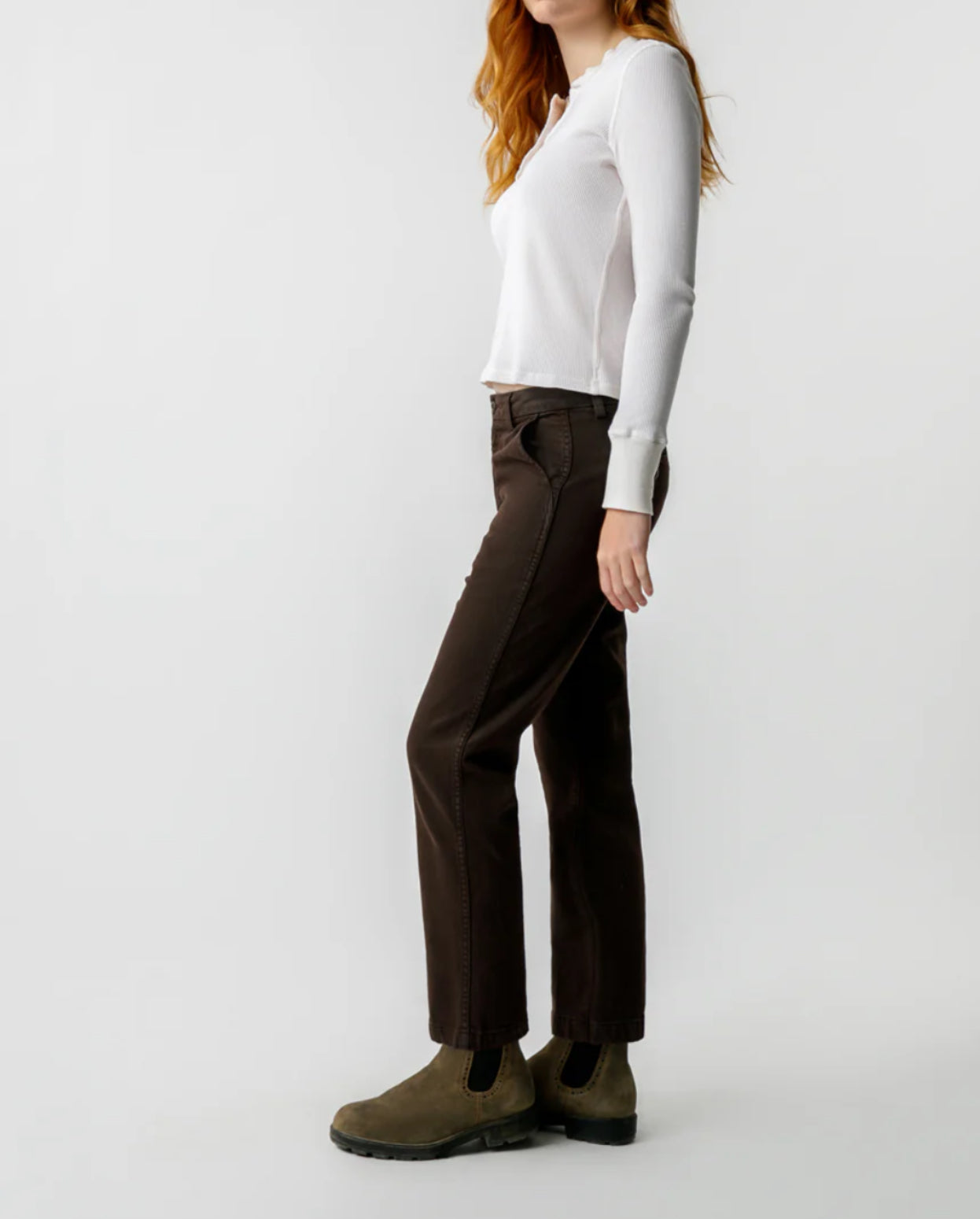 AMO Easy Trouser - Espresso