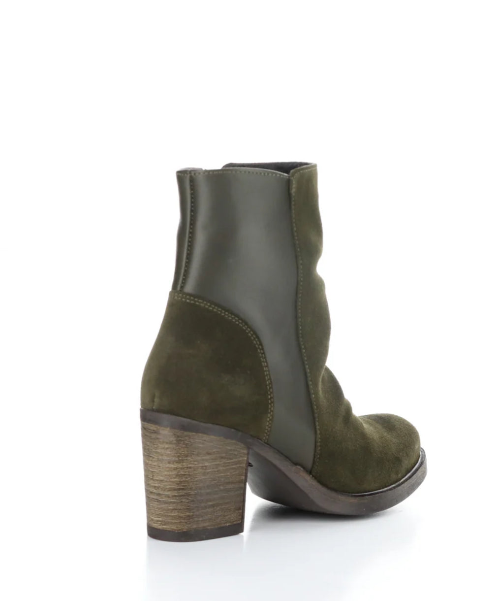 Bos & Co BIBOS Round Toe Boots - Olive