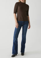 Michael Stars Nadine Mock Neck Top - Java