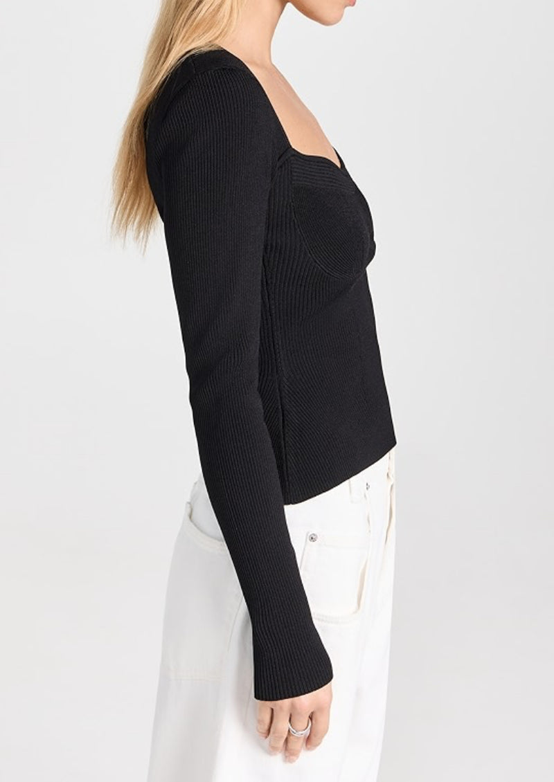 STAUD Silhouette Top - Black
