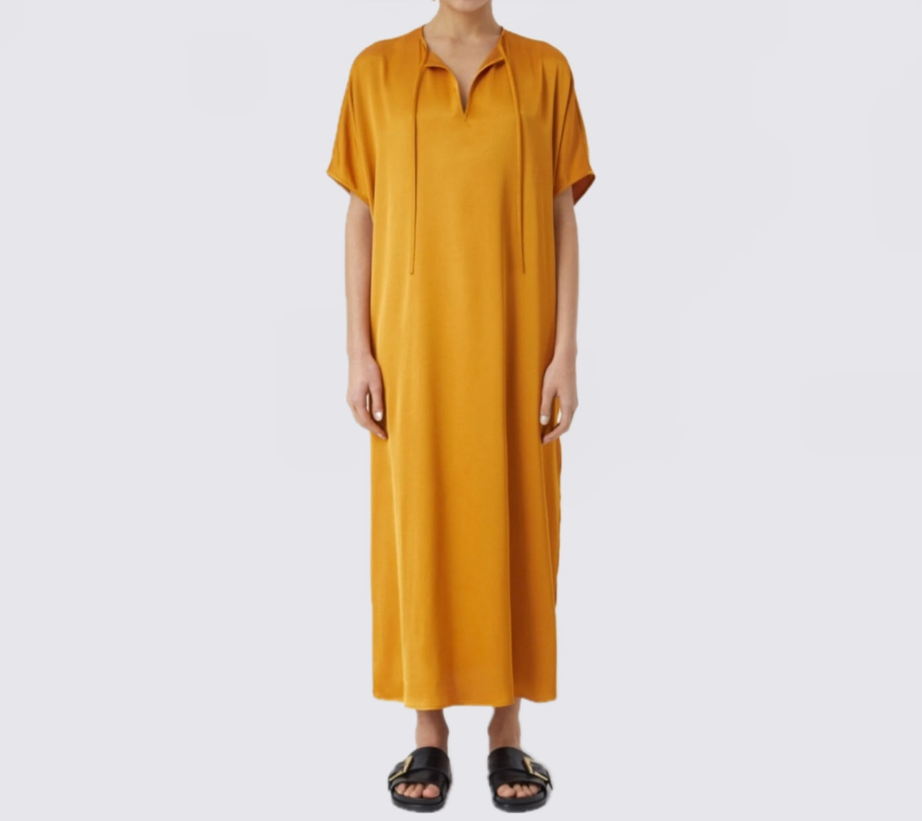 Closed Tunic Dress - Golden Cinnamon