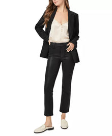 Paige Cindy Jeans - Black Fog Luxe Coating