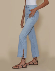 LE JEAN Stella Flare Crop - Ice Breaker