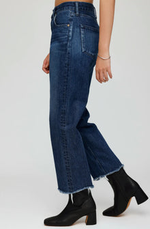 Moussy Vintage Capac Wide Straight - Blue