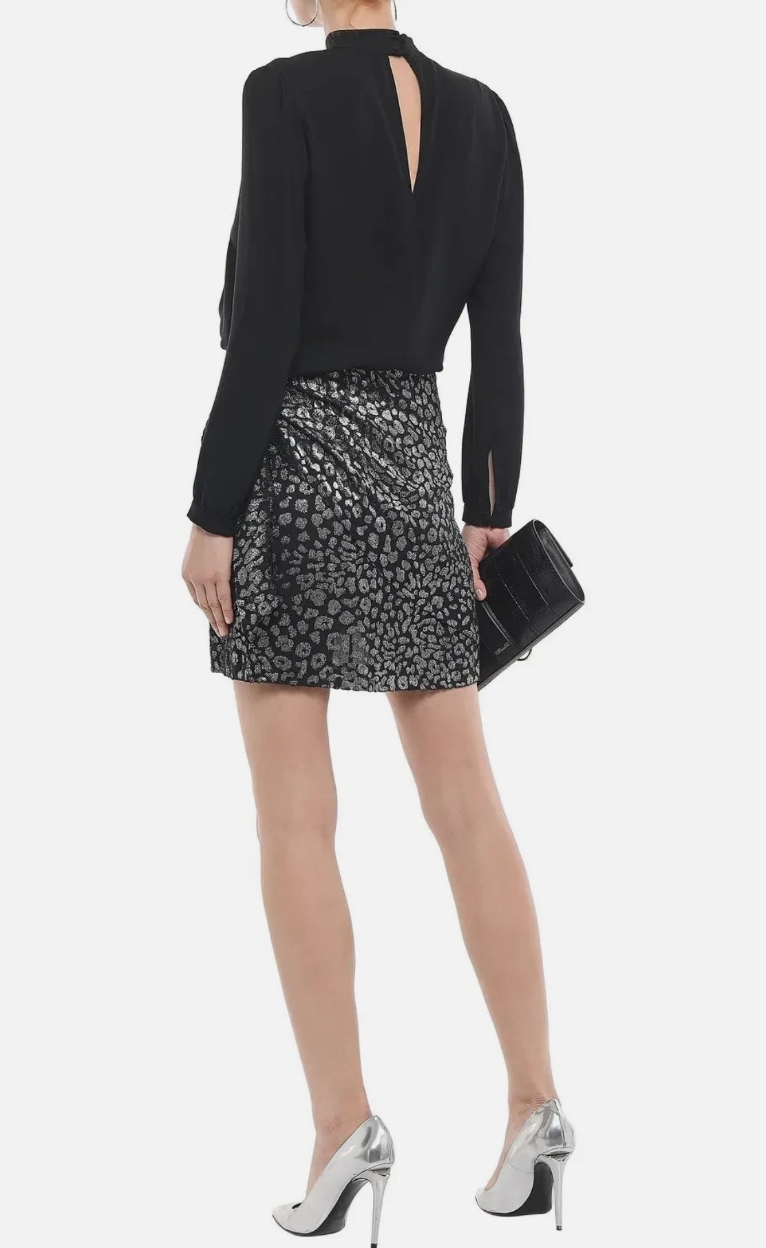 IRO Baying Skirt - Black/Silver