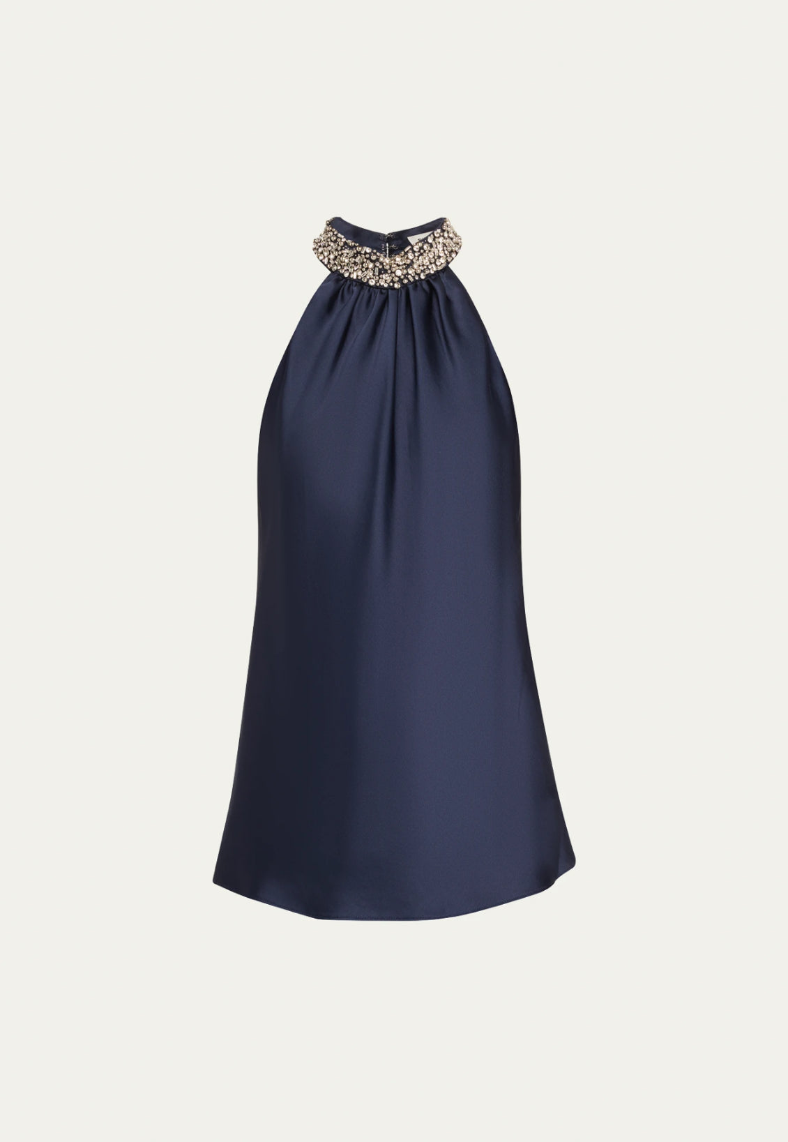SIMKHAI Navi Sleeveless Crystal-Embellished Top - Midnight