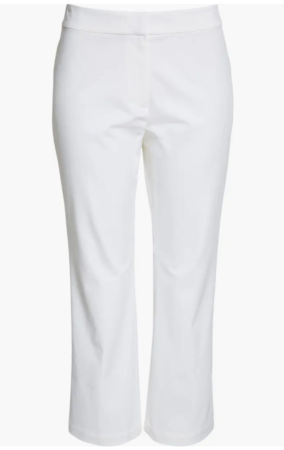 Lafayette 148 Manhattan Skinny Flare Pant - White