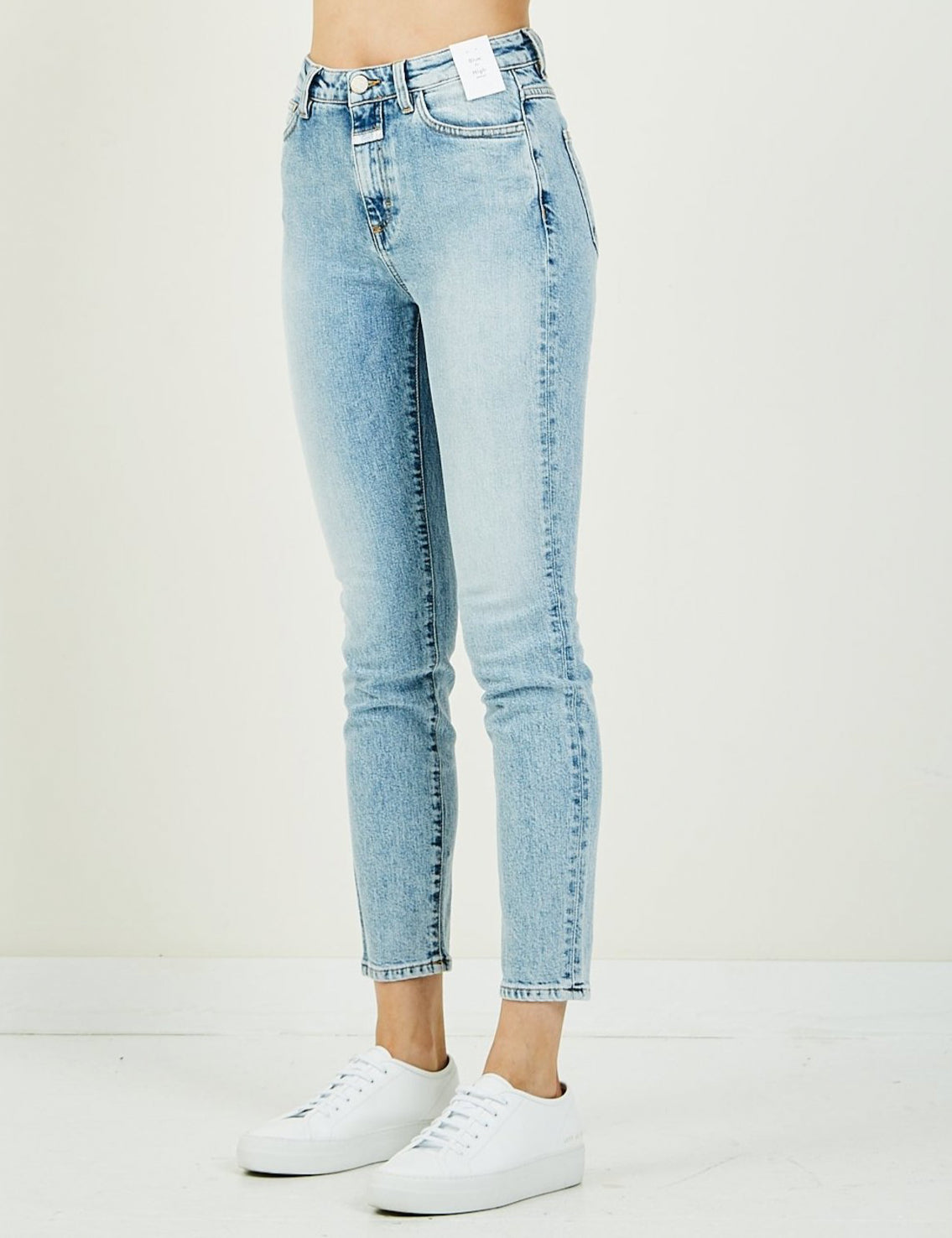 Closed Baker High Jean - Light Blue