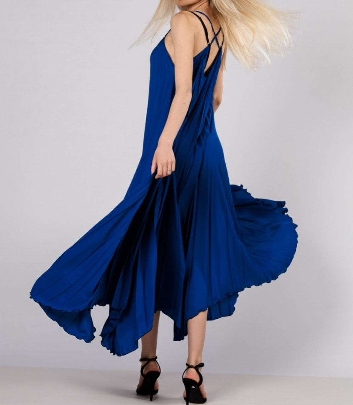 SFIZIO Tessuto Party Dress - Cobalt