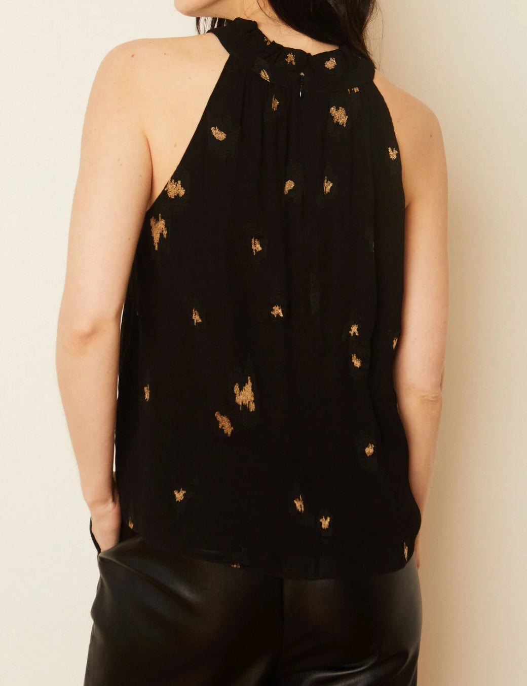 Caballero Hollie Starry Night Jacquard Top