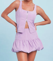 Amanda Uprichard Violet Top - Lilac