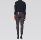 Citizens of Humanity Jolene Leather Pants - Chocolate Torte