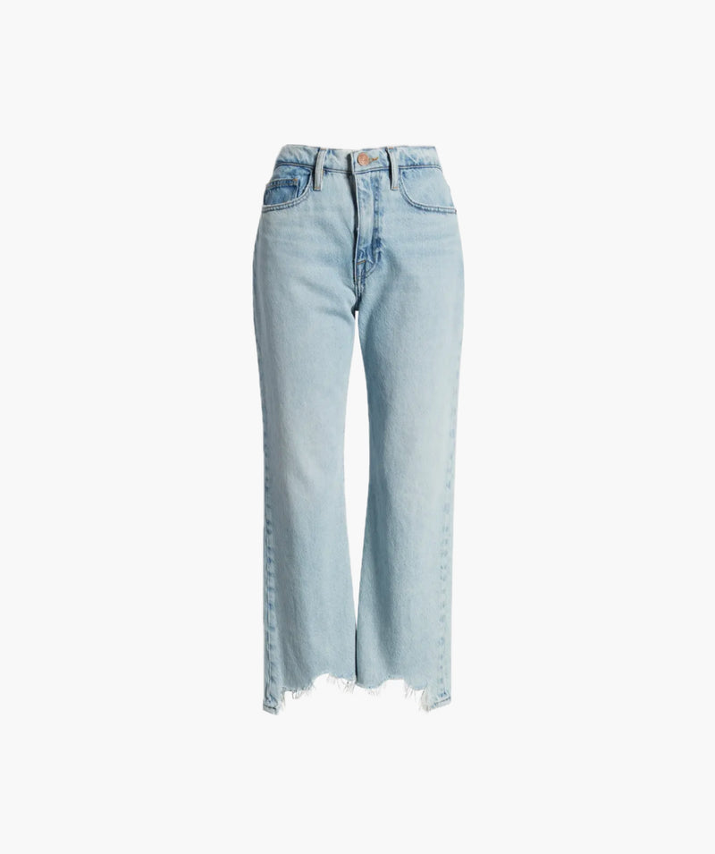 Frame Le Jane Chew Hem Crop - Fizz Indigo