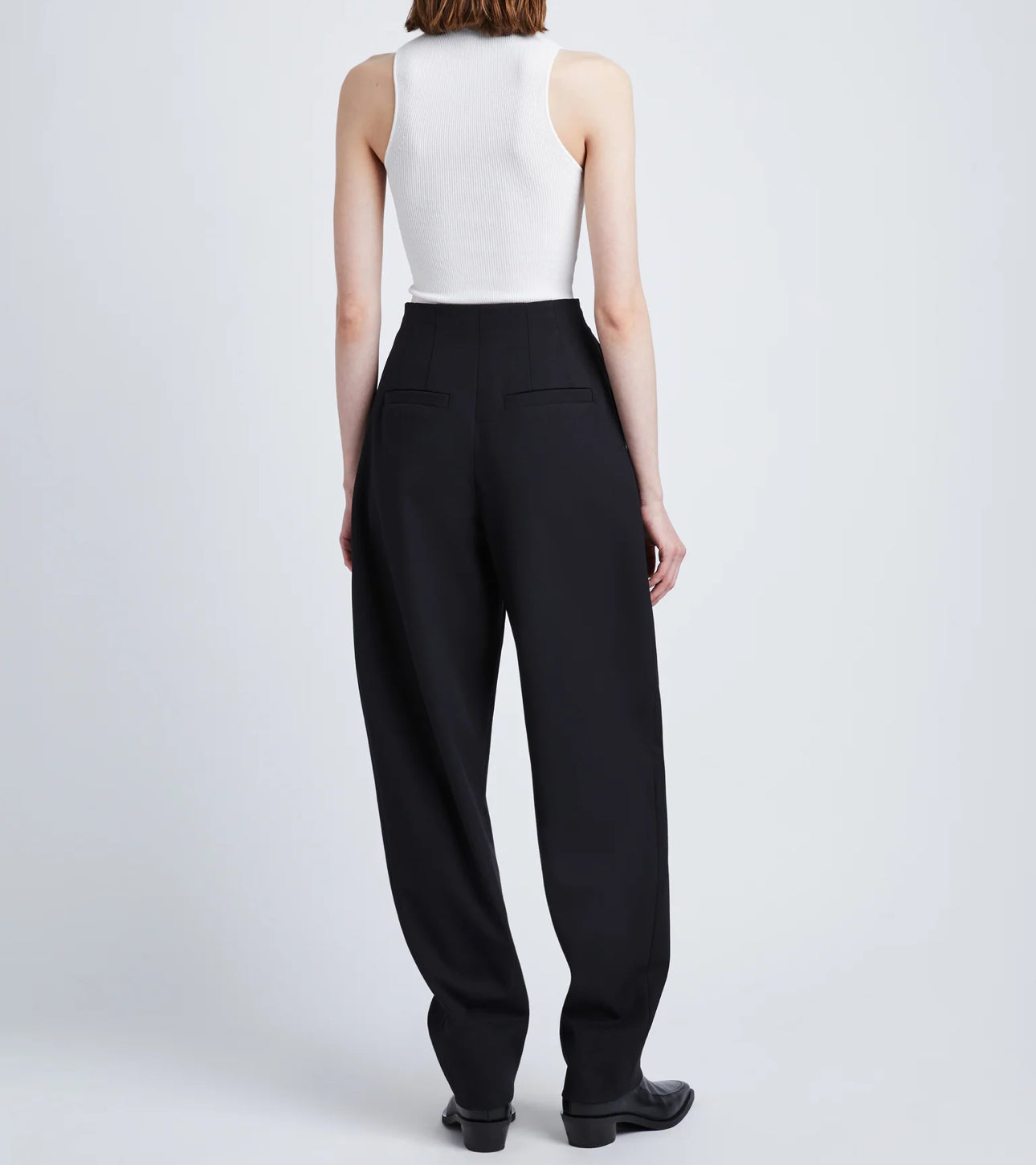 Proenza Schouler Wool Stretch Suiting Trousers - Black