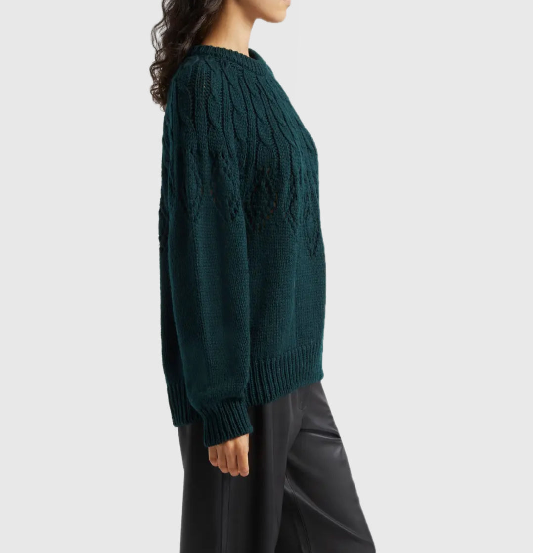 A.L.C. Montie Sweater - Deep Emerald