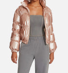 Steve Madden Eden Patent Jacket - Taupe