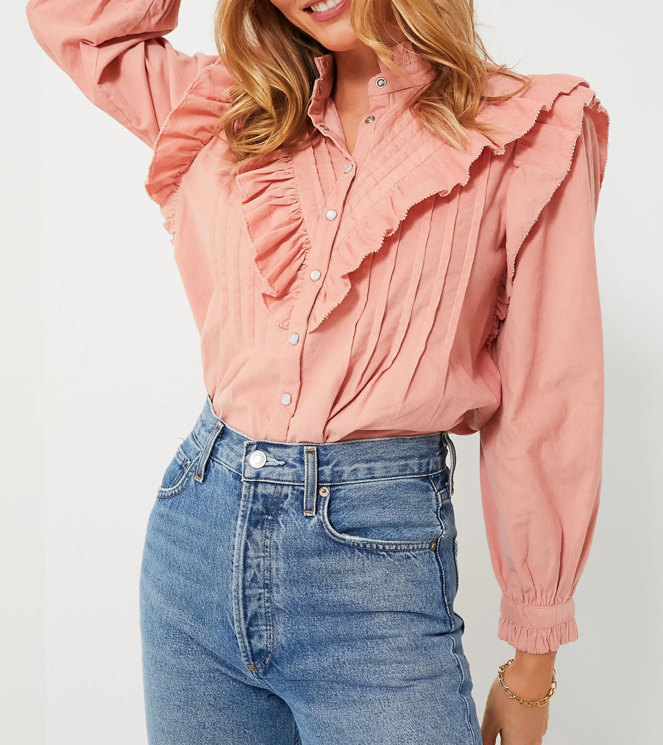 Love the Label Arlo Top - Dusty Pink