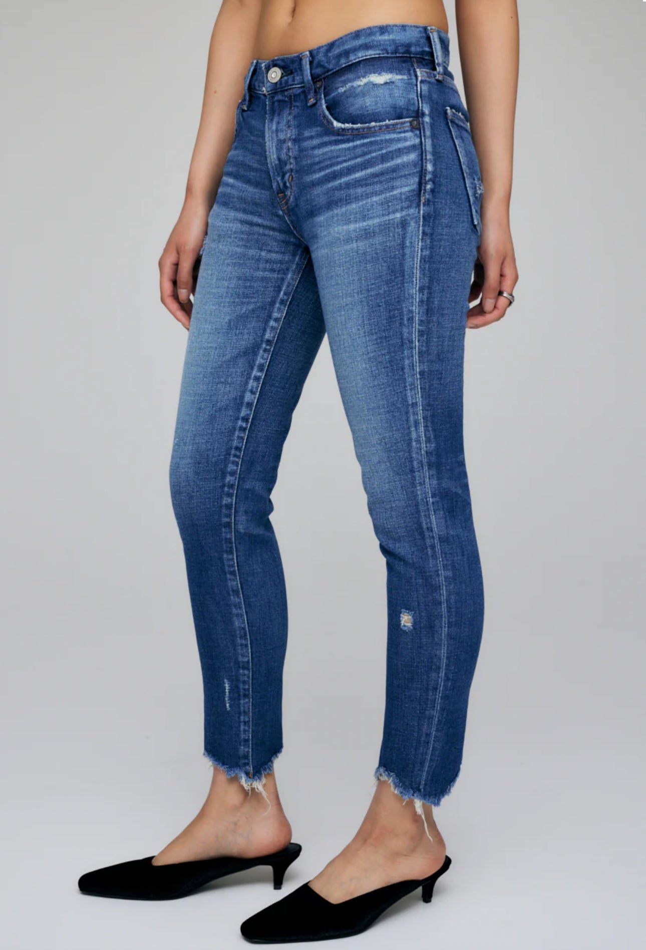 Moussy Vintage Daleville Skinny Jeans - Blue