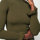 Nation Ltd Yael Open Back Turtleneck - Ozark