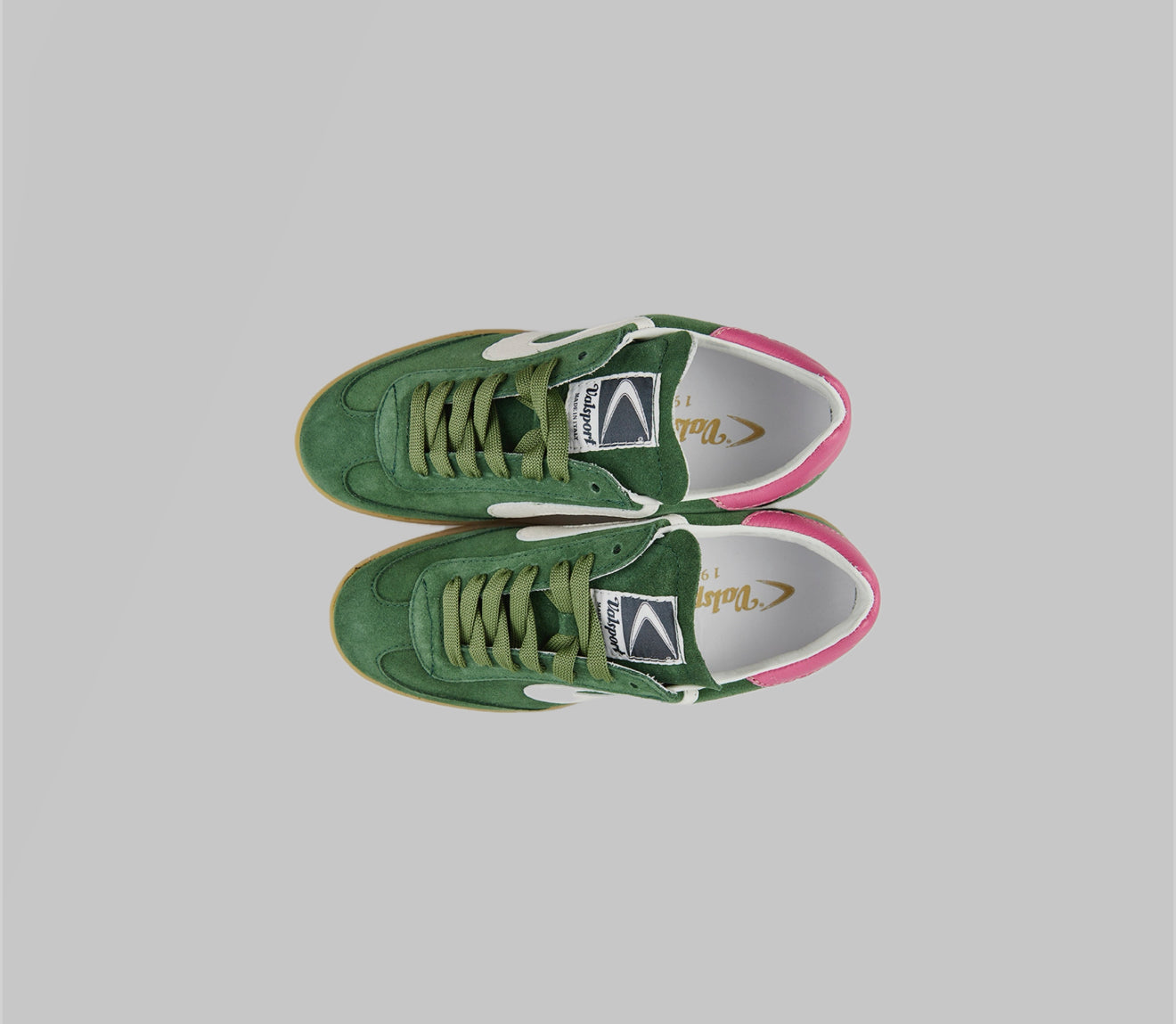 Valsport Super Green Suede Sneakers