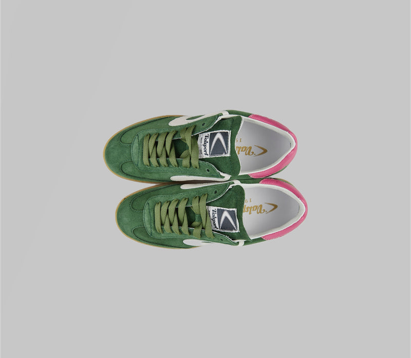 Valsport Super Green Suede Sneakers