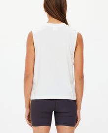 The Upside Dawson Logo Tank Top - White