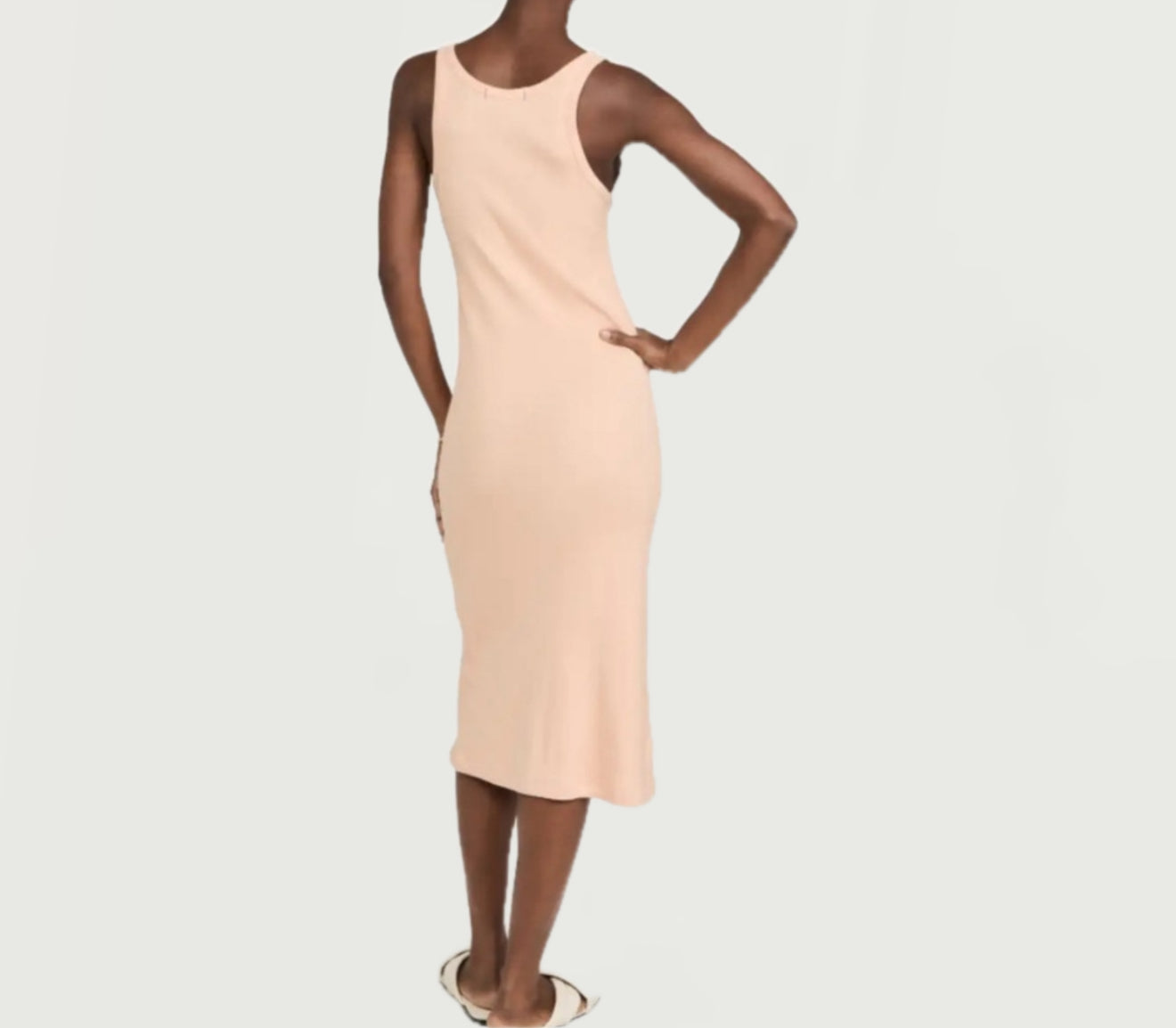 AMO Long Rib Tank Dress - Canyon
