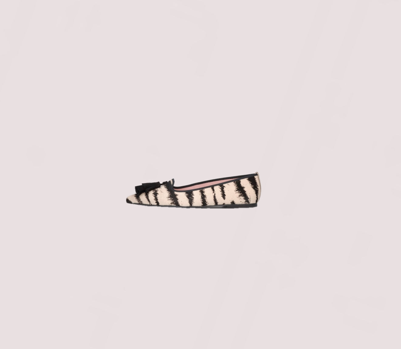 Pretty Ballerinas Zebra Print Ella Flats