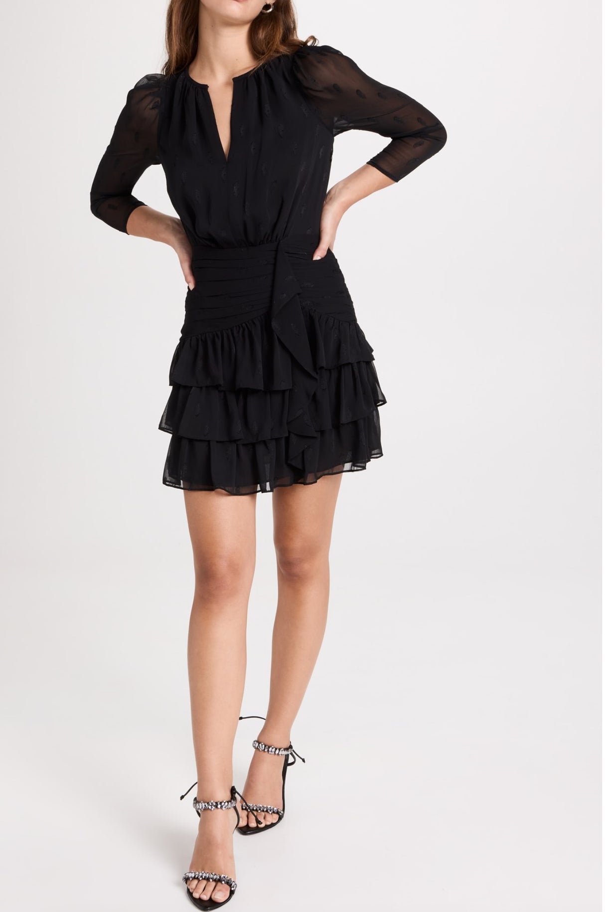 Shoshanna Kieran Minidress - Black