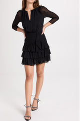 Shoshanna Kieran Minidress - Black