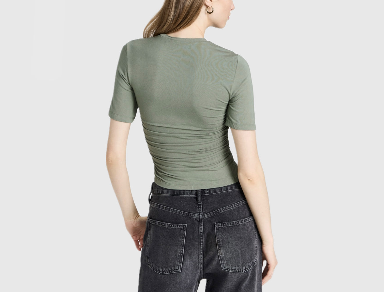 Jonathan Simkhai Tansy Clean Stretch Jersey Top - Seagrass