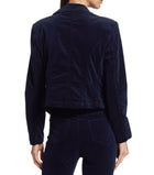 L’Agence Wayne Velvet Blazer - Navy