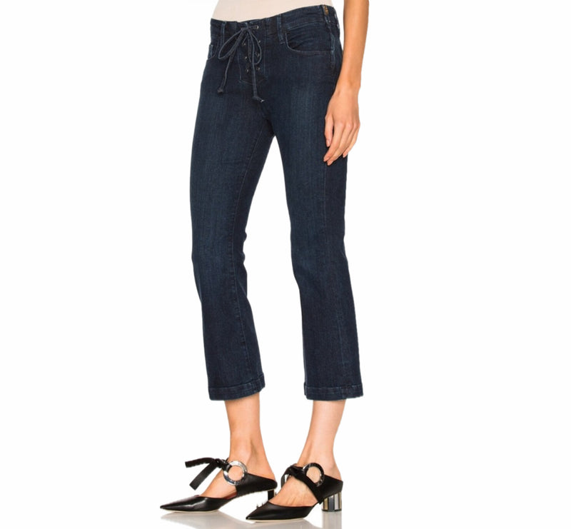 Frame Le Crop Mini Boot Lace Up - Hayworth