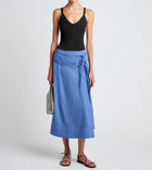 Proenza Schouler White Label Jovie Wrap Skirt - Denim