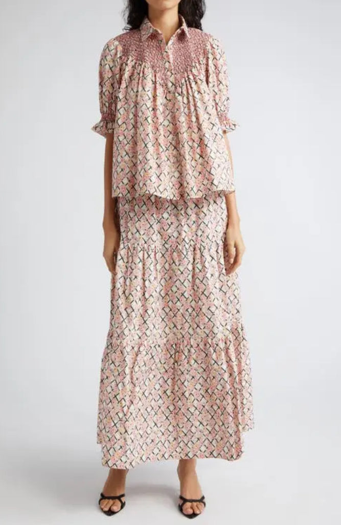 Loretta Caponi Nuvola Skirt - Pergola Of Roses