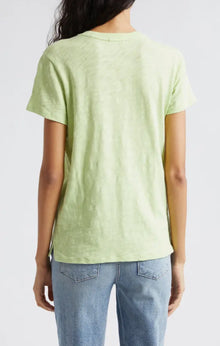 ATM Slub Jersey Schoolboy Crew Neck Tee - Matcha