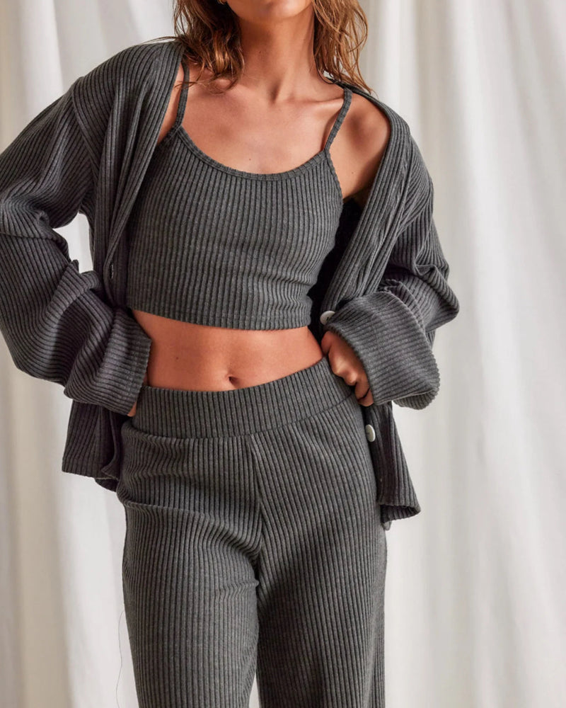Strut This Noah Bralette - Steel Rib