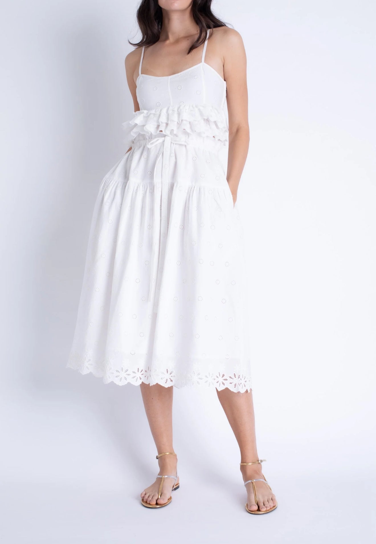 Karina Grimaldi Emilia Top - White