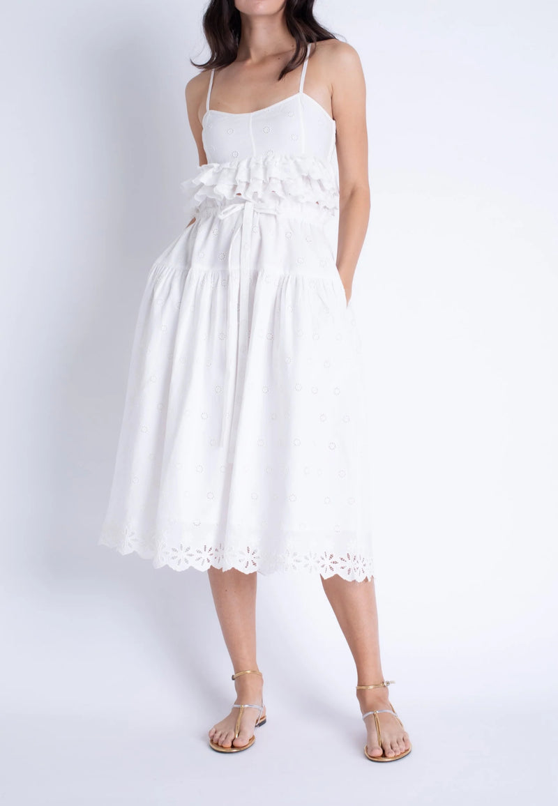 Karina Grimaldi Emilia Top - White