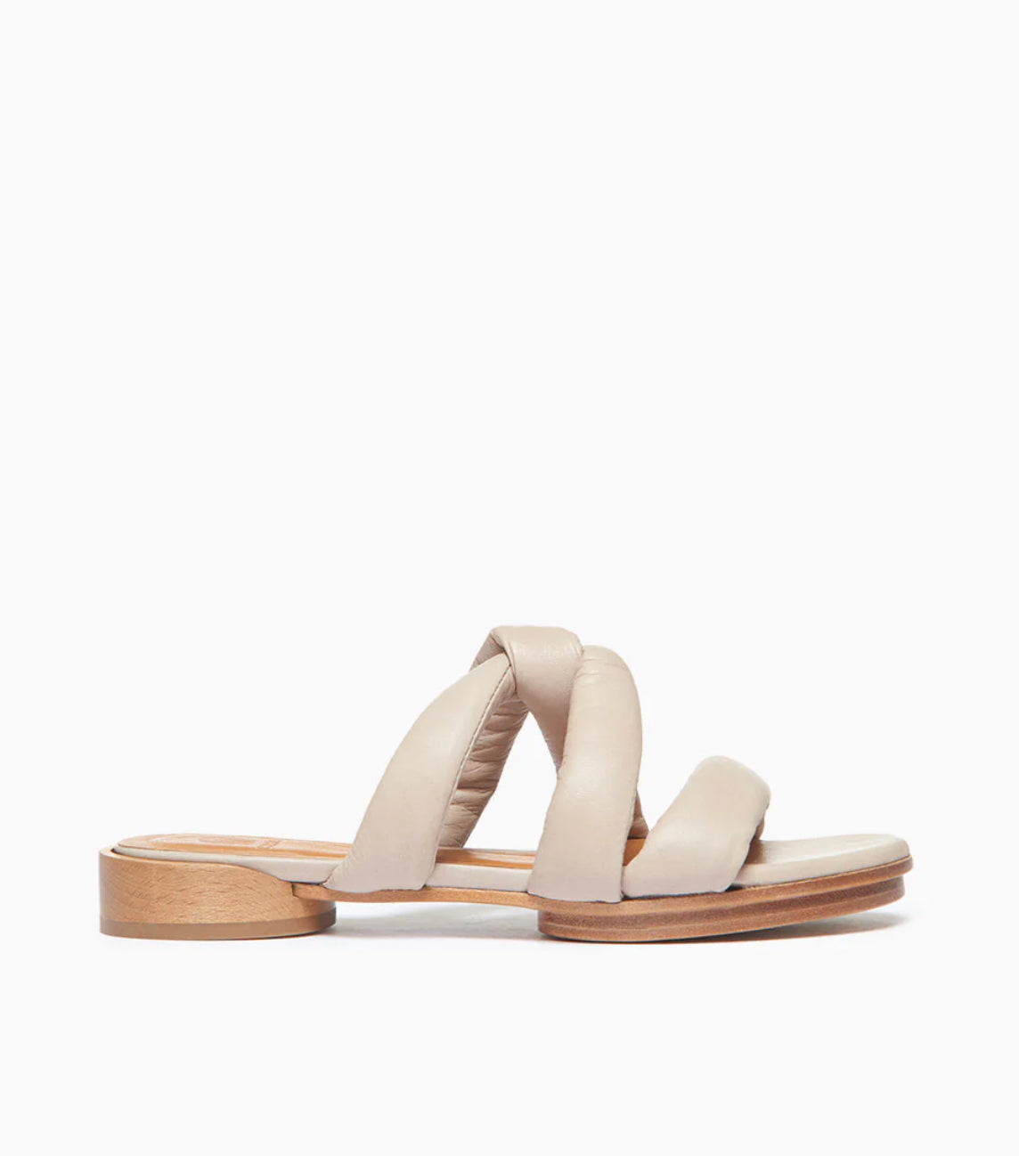 Coclico Everly Grey Mist Leather Sandal