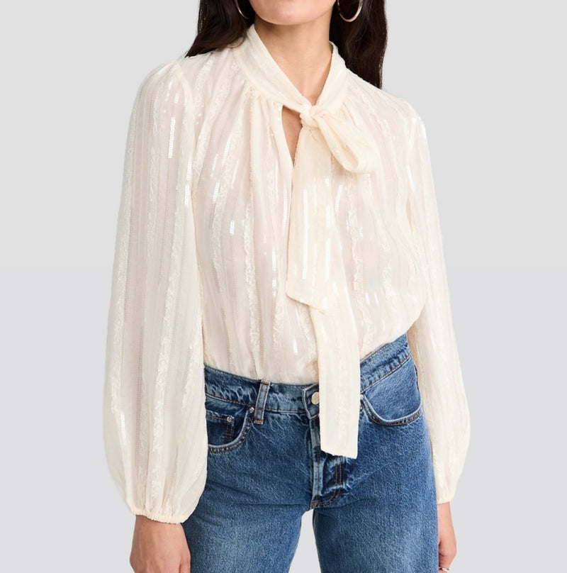 Shoshanna Rye Top - Ivory