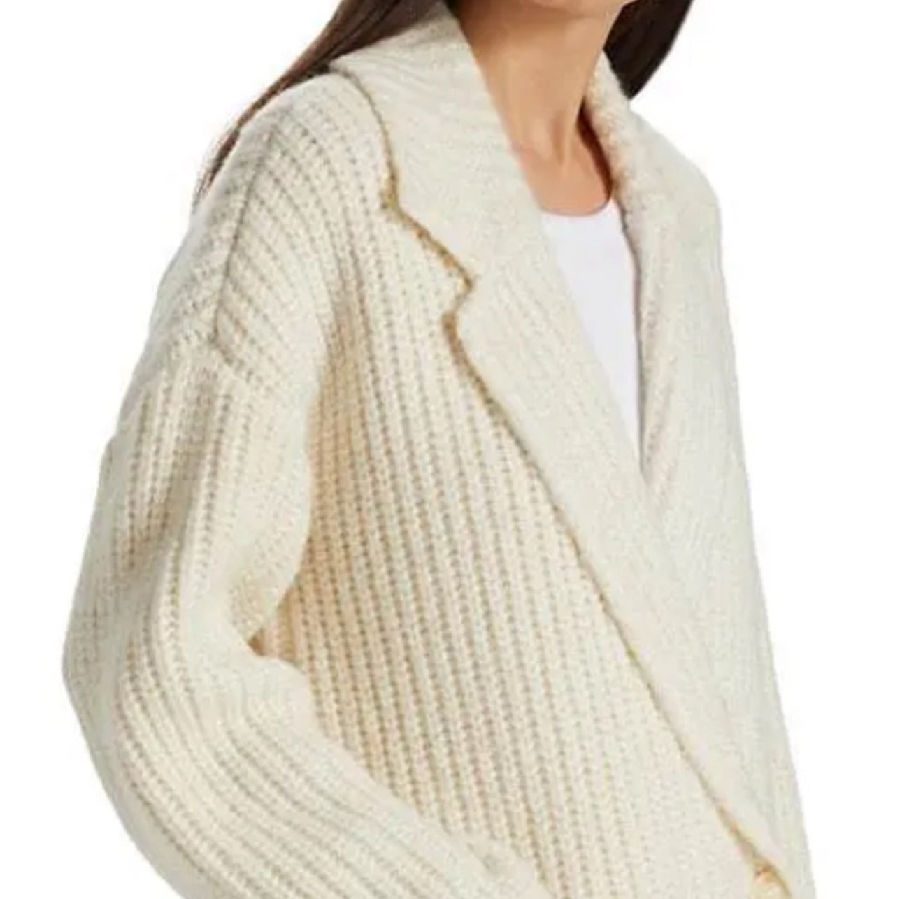 dh New York Piper Cardigan - Winter White Marled