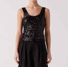 Sophie Rue Rael Sequins Tank - Black