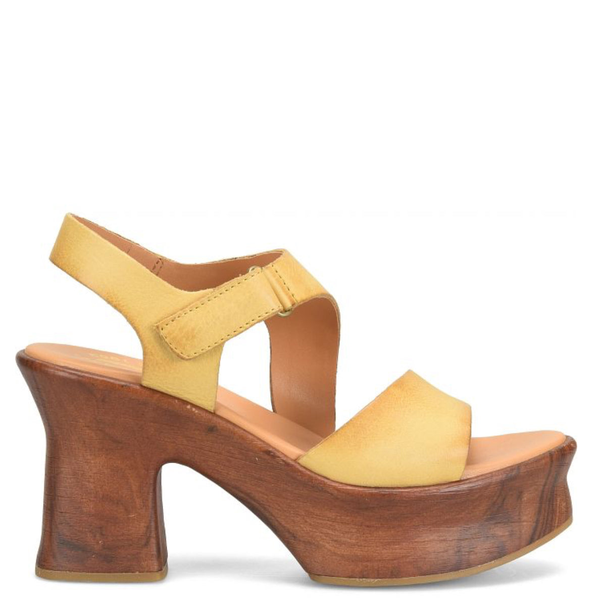 KORK-EASE Cantal Sandal - Yellow Zafferano