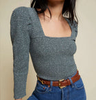 Nation Ltd Alexandra Smocked Top - Polka Dot